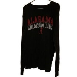 Alabama Crimson Tide Size XL Black Thermal Long Sleeved Shirt